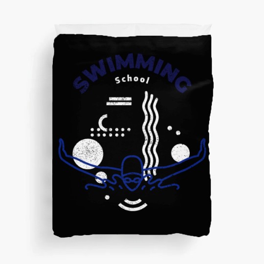 Swim Swimming Swimmer Cool Funny Gift Duvet Covers