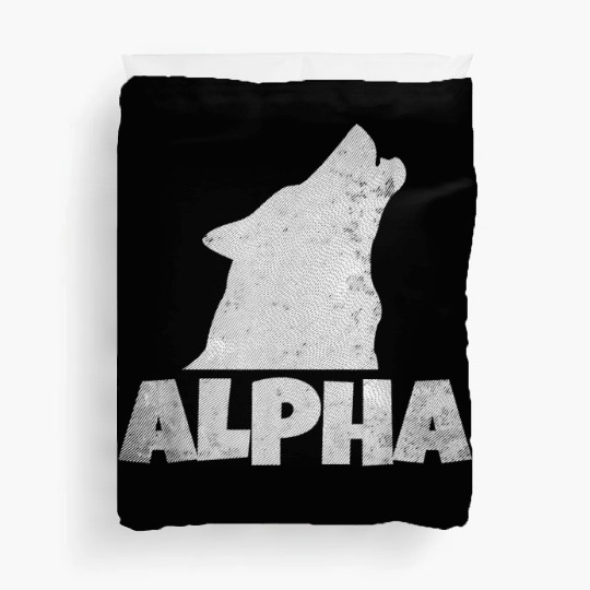 Alpha Wolf Pack Member Wildlife Duvet Covers