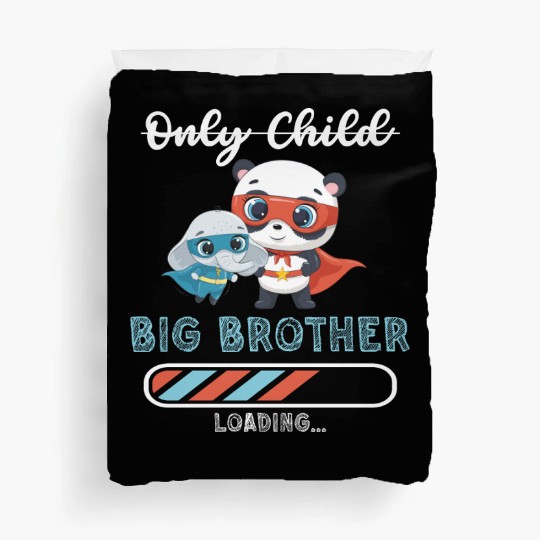 Big brother super hero panda elephant Duvet Covers