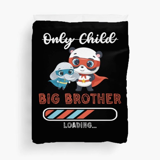 Big brother super hero panda elephant Duvet Covers