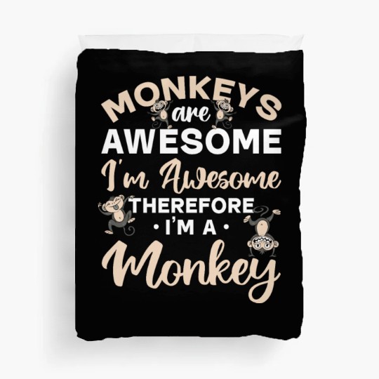 Chimpanzee Monkey Lover Orangutan Monkeys Duvet Covers