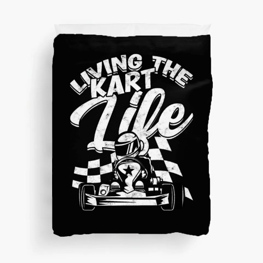 Go Kart Racer Pit Crew Car Racing Karting Duvet Covers