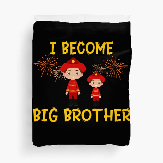 Big brother fire truck fireman 2023 Duvet Covers