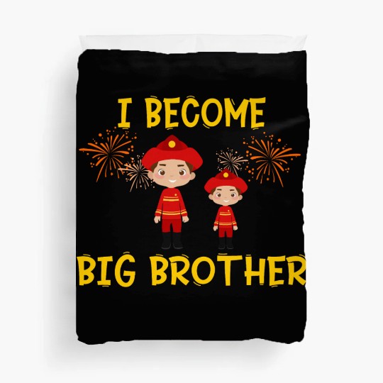 Big brother fire truck fireman 2023 Duvet Covers