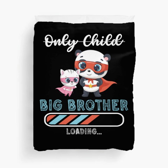 Big brother super hero panda cat 2023 Duvet Covers