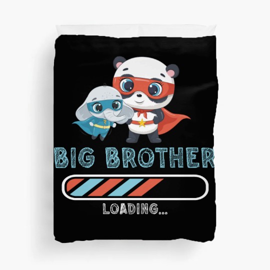 Big brother super hero panda elephant 2023 Duvet Covers