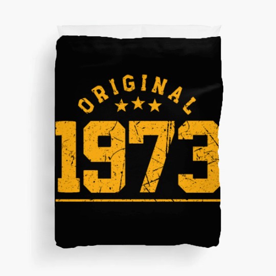 50 Years Vintage 1973 Retro 50th Birthday Duvet Covers