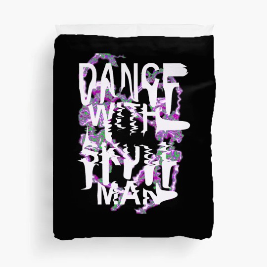 dance with skull man Duvet Covers