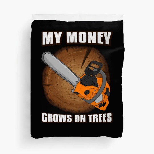 chainsaw Lumberjack Duvet Covers