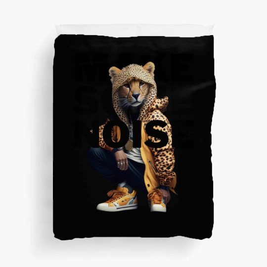 Duvet Covers Make Some Noise Music Urban Animal Cheetah