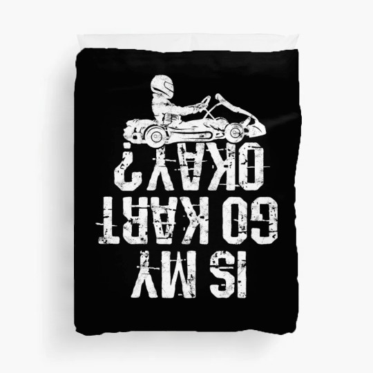 Go Kart Racer Pit Crew Car Racing Karting Duvet Covers