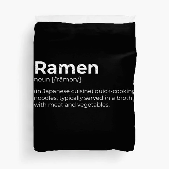 Ramen Japanese Cuisine Tonkotsu Premium Duvet Covers