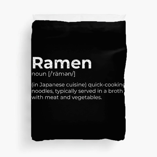 Ramen Japanese Cuisine Tonkotsu Premium Duvet Covers