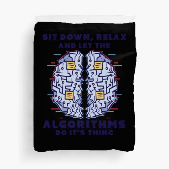 Computer Algorithm Programmer Artificial Duvet Covers