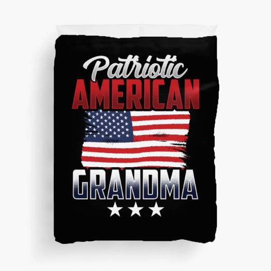 Patriotic American Grandma US Patriot USA Duvet Covers