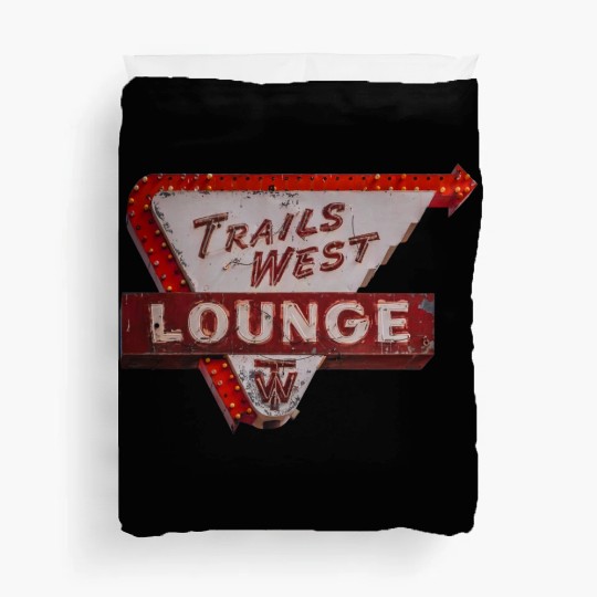 Trails West Lounge Route 66 Tucumcari New Mexico Duvet Covers