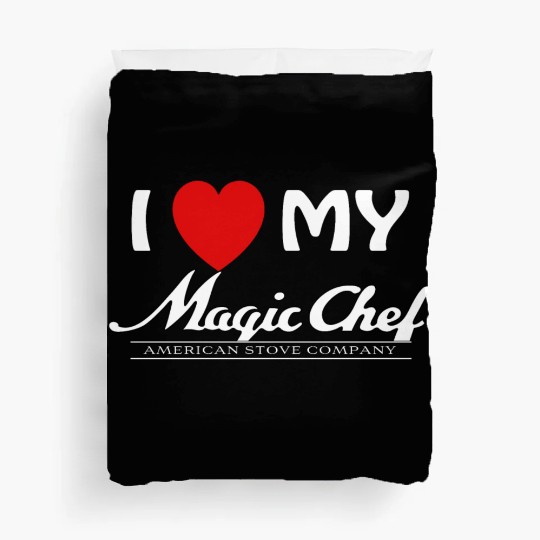 I Love My Magic Chef Vintage Stove Duvet Covers