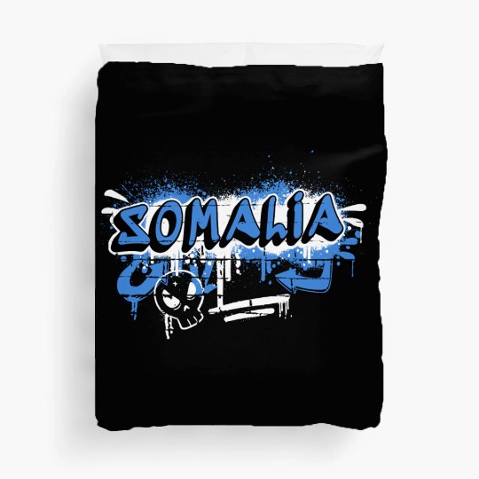 Somalia graffiti flag design Duvet Covers