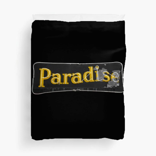 Paradise Motel Route 66 Neon Tucumcari New Mexico Duvet Covers