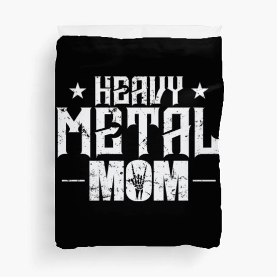 Heavy Metal Mom Music Band Genre Duvet Covers