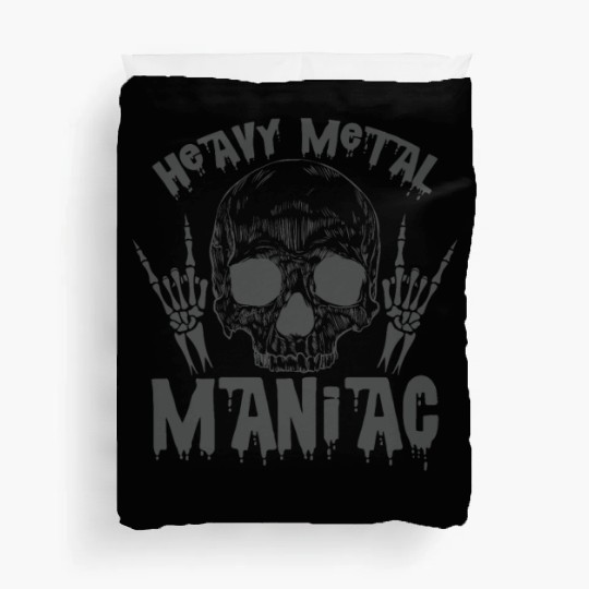 Heavy Metal Maniac Music Band Genre Duvet Covers