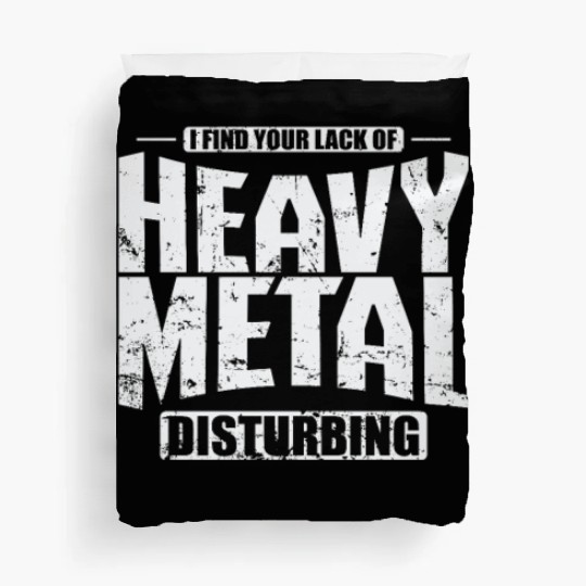 Heavy Metal Disburbing Music Band Genre Duvet Covers