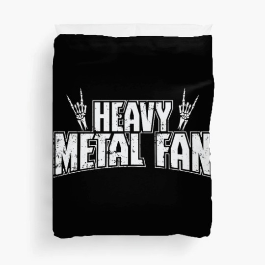 Heavy Metal Fan Music Band Genre Duvet Covers