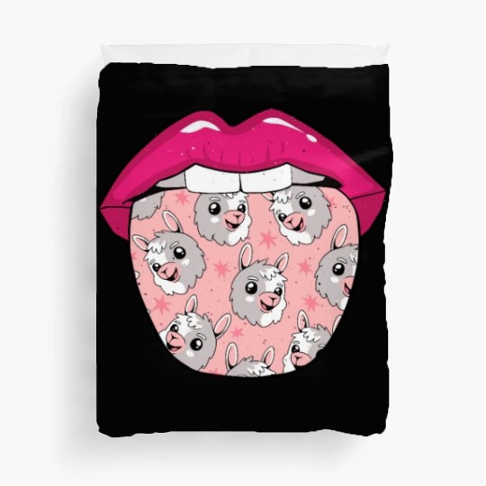 Llama Tongue Duvet Covers