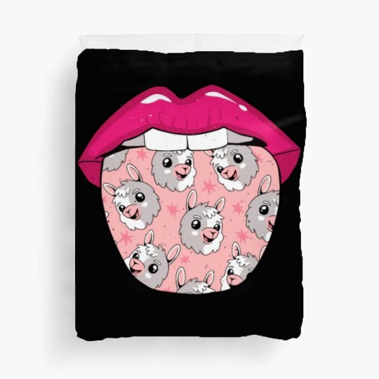 Llama Tongue Duvet Covers