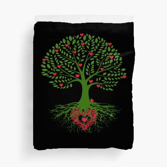 Tree - love Duvet Covers