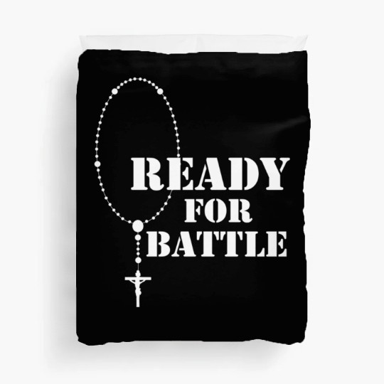 Rosary Warrior Battle of Lepanto Rosaries Catholic Duvet Covers