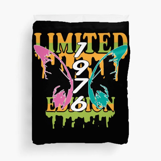 1976 Born Limited Edition Butterfly Gift Duvet Covers
