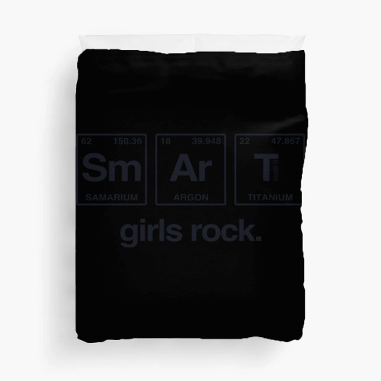SMART GIRLS ROCK - Elements Periodic Table Duvet Covers