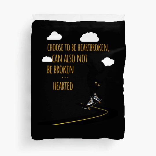 cat skateboard Duvet Covers