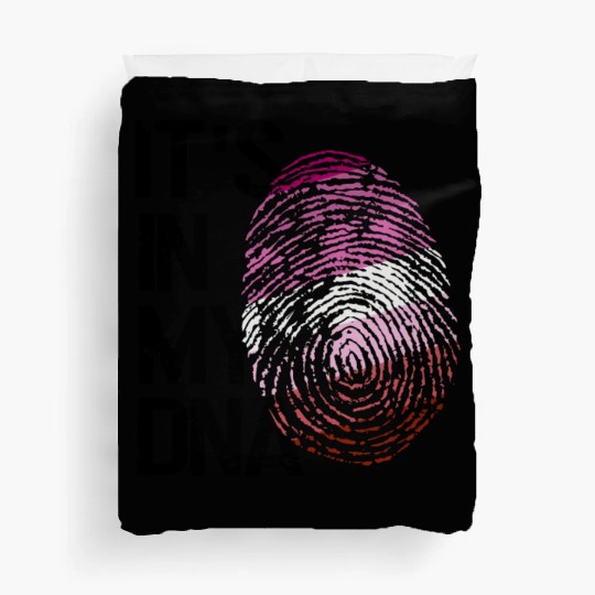 LGBTQ Love in my DNA Duvet Covers