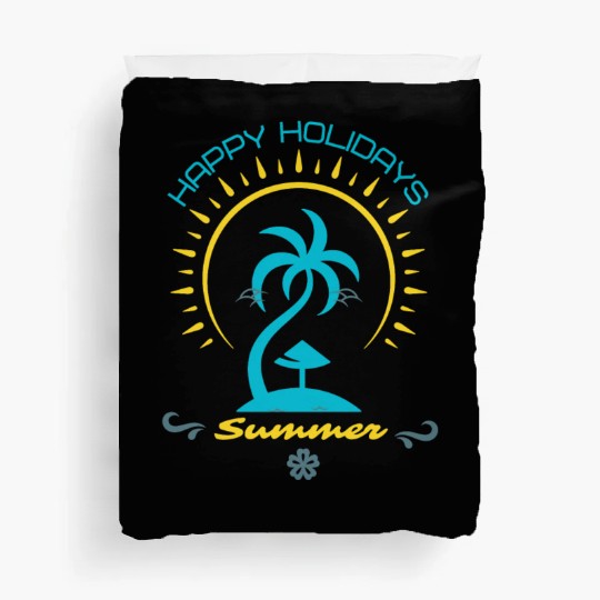 Happy Holidays Summer Duvet Covers