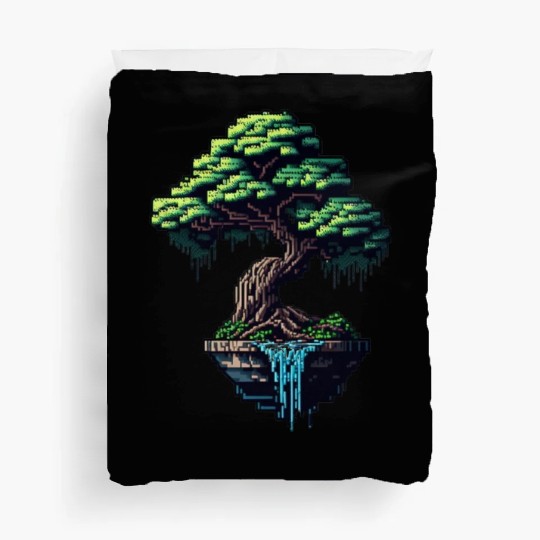 8 Bit Bonsai Tree Duvet Covers