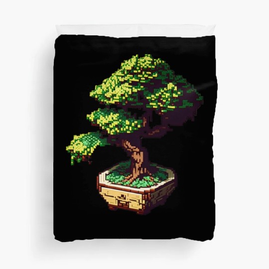 8 Bit Bonsai Tree Duvet Covers