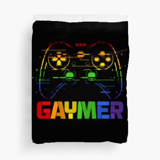 Gaymer LGBT Rainbow Flag Duvet Covers