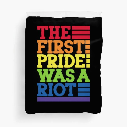 The First Pride Was A Riot, LGBT Rainbow Duvet Covers