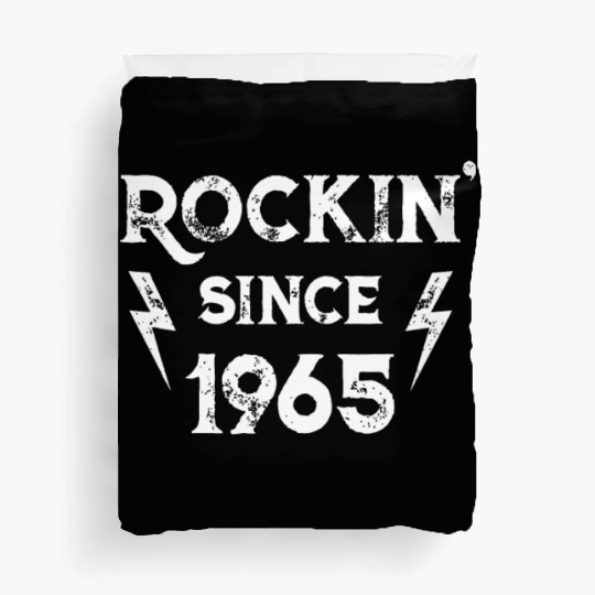 57 Year Old: Classic Rock 1965 57th Birthdayfantas Duvet Covers