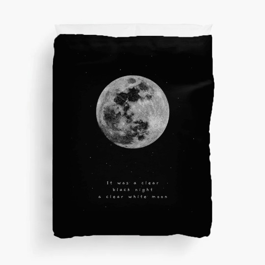 Rap Hip Hop 90s Old School Lyrics Duvet Covers Moon RnB