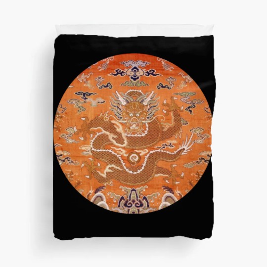 Chinese dragon fabric Duvet Covers