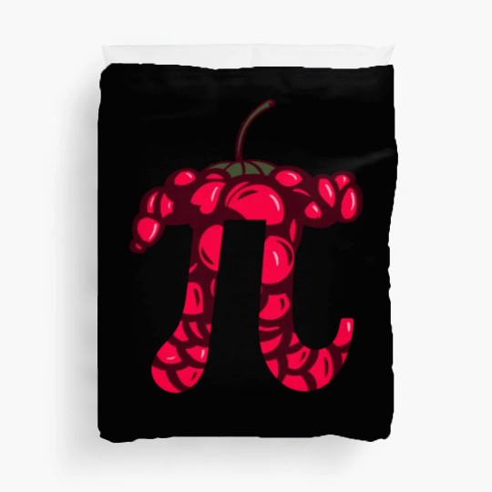 Raspberry Cake - Funny Pi Day Math Teacher Duvet Covers