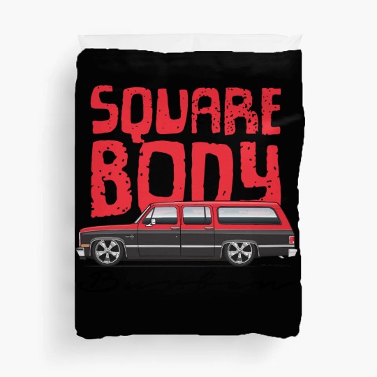 square Cardinal Red Duvet Covers