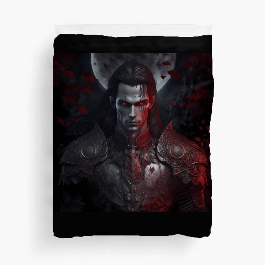 Dark fantasy vampire version 8 Duvet Covers