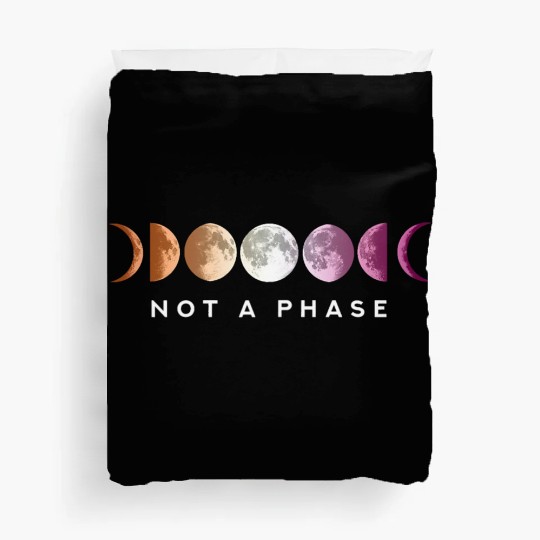 Women Not a phase Moon LGBT Gay Pride Lesbian Duvet Covers