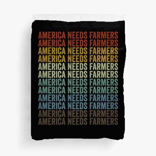 America Needs Farmers Farmer America Duvet Covers