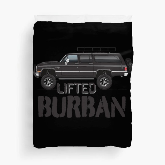 BURBAN Midnight Black Duvet Covers