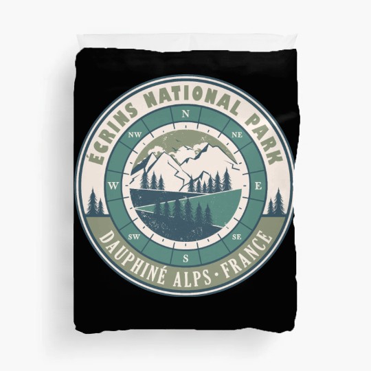 Ecrins National Park Dauphine Alps France Hiking Duvet Covers
